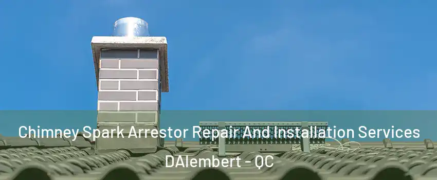  Chimney Spark Arrestor Repair And Installation Services DAlembert - QC
