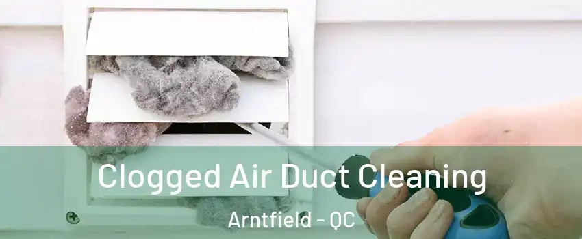  Clogged Air Duct Cleaning Arntfield - QC