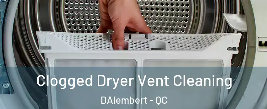  Clogged Dryer Vent Cleaning DAlembert - QC