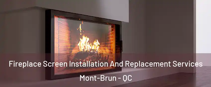 Fireplace Screen Installation And Replacement Services Mont-Brun - QC