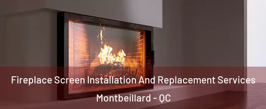 Fireplace Screen Installation And Replacement Services Montbeillard - QC