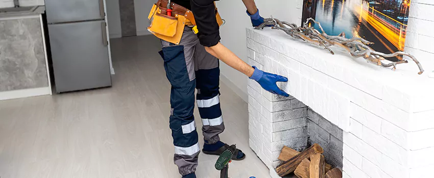 Outdoor Fireplace Restoration in Noranda, Quebec