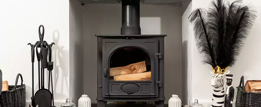 Thelin Hearth Products Providence Pellet Insert Fireplace Installation in Noranda, QC