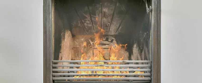 Travis Industries Linear Gas Fireplace Installation in Noranda, Quebec