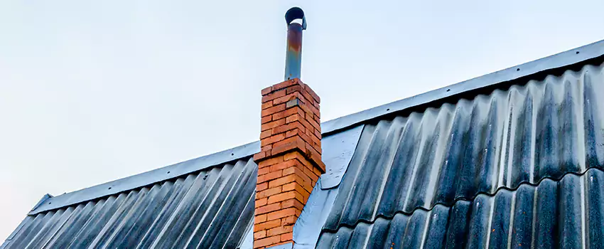 Aluminium Chimney Flashing Repair in Noranda, QC