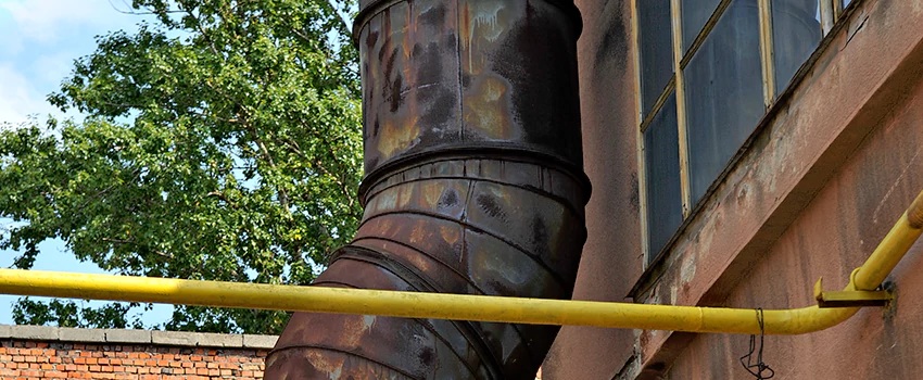 Lightning Protection Installation System for Industrial Chimneys in Noranda, Quebec