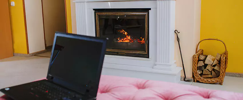 Valor Outdoor Gas Fireplace in Noranda, Quebec